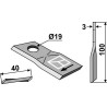 Couteau rotatif 100x40mm - B.C.S. - 58029095