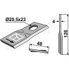 Couteau rotatif 126x48mm - Kuhn - 56110400