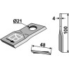 Couteau rotatif 100x48mm - Pöttinger - 434973 / 434977