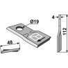 Couteau rotatif 112x48mm - Fella - 131117