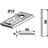 Couteau rotatif 96x48mm - Deutz-Fahr - VF16503658