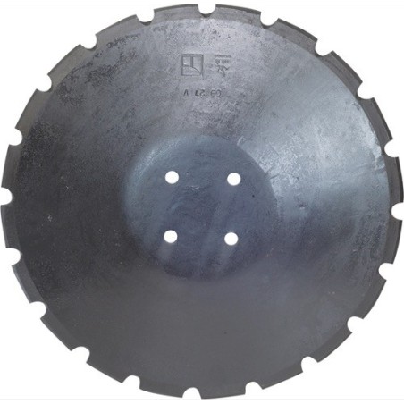 Disque bombé Ø450x5 - crénelé - Vogel u. Noot - 9031.13.29/2