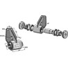 Palier compl. pour arbre carré 30x30 sans bride - Kongskilde - 209073340