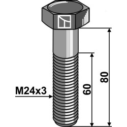 Boulon - M24x3 - 10.9 - Bednar - KM000552
