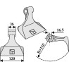 Marteau broyeur 120x38mm - Nobili - J1891002