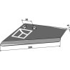 Aileron de rechange pour soc à ailette, gauche - Sicam - S 004 103