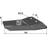 Aileron de rechange - droit - Lemken Smaragd - 3374418