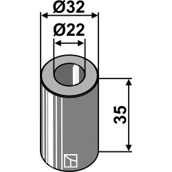 Entretoise 35xØ22xØ32 - Agrimaster - 3000552