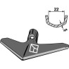 Soc triangulaire 250mm - Lemken Kompaktor - 3374356