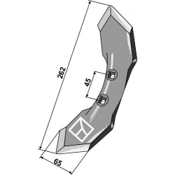 Soc K32 - 8mm - Kongskilde - 101155533