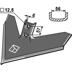 Soc triangulaire 457mm - Case IH - 133770A1
