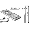 Couteau rotatif 126x48mm - Kverneland - KT 56 110 900 01
