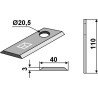 Couteau rotatif 110x40mm - Agram - KT 58 372 000