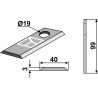 Couteau rotatif 99x40mm - Farendlose - 11069