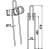 Griffe de semoir Ø12mm - Lemken - 3538801