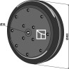 Roue complète - Vaderstad - 465914