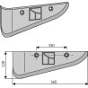 Soc pour arracheuse de betteraves, modèle gauche - Kleine - X4-06-21-01