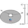 Coutre pour charrue Ø520x6 - Overum - 80662