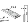Couteau rotatif 122x45mm - New Holland - 784221
