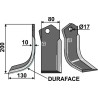 Couteau DURAFACE 200x80mm, gauche - Celli - 722575
