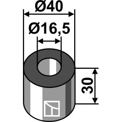 Entretoise 30x Ø16,5xØ40 - Herder - 0023.0726
