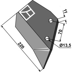 Aileron de rechange - droit - Dal-Bo - 76267