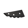 Couteau pour mélangeurs de fourrage - revêtement carbure - droite - Sgariboldi - CL 04.014