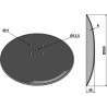 Disque lisse Ø580x6 pour arracheuses de bettaraves - Matrot