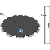 Coutre circulaire Ø500x5 - Huard - 110029