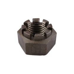 écrou hexagonal à créneaux dégagés M48x5 pour arbre carré 50x50