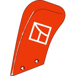 Étrave pour rasette MS1 - gauche - Niemeyer - 26219