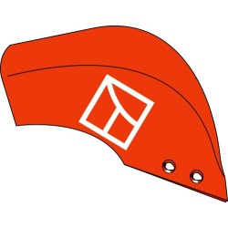 Étrave pour rasette R3a - droite - Niemeyer - 8542