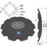 Disque crénelé - Ø610x5 m. - Agrisem - TCS-DIS-503