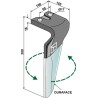 Dent pour herses rotatives (DURAFACE) 300mm, gauche - Remac