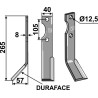 Couteau DURAFACE 265x40mm, gauche - Forigo-Roteritalia