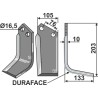 Couteau DURAFACE 203x105mm, droit - Kuhn - 52359010