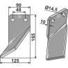 Dent rotative 165x90mm, gauche - Massano