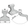 Marteau broyeur 118x68mm - Ferri - 901196