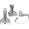 Marteau broyeur 96x33mm - Nobili - JX140453