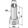 Entretoise 84xØ16,5xØ45 - Kuhn - A5448590