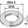 Rondelle Ø64,5x4xØ39 - DIN126