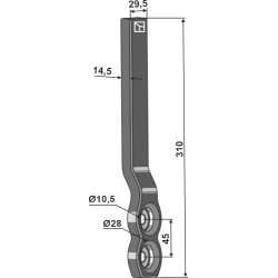 Dent - Monosem - 11121 - 65021000