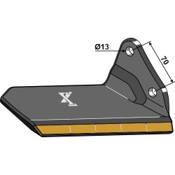 Aileron de rechange - Carbure - droit - Kongskilde - 7204027031