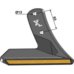 Aileron de rechange - Carbure - droit - Kuhn - H2212500