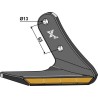 Aileron de rechange Carbure - droit - Amazone / BBG - 78708679 / 78708830