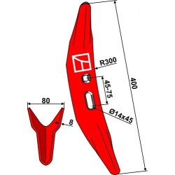 Soc de cultivateur Melone 400mm - Gard - 78404090