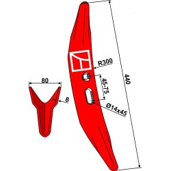 Soc de cultivateur Melone 450mm - Gard - 78404590