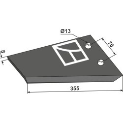 Aileron de rechange - droit - Unia - AP-87 / 1738050040