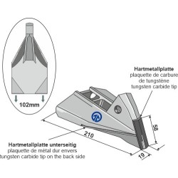 Pointe remplaçable - Semence - Bourgault
