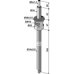 Tube pour engrais liquide - Bourgault